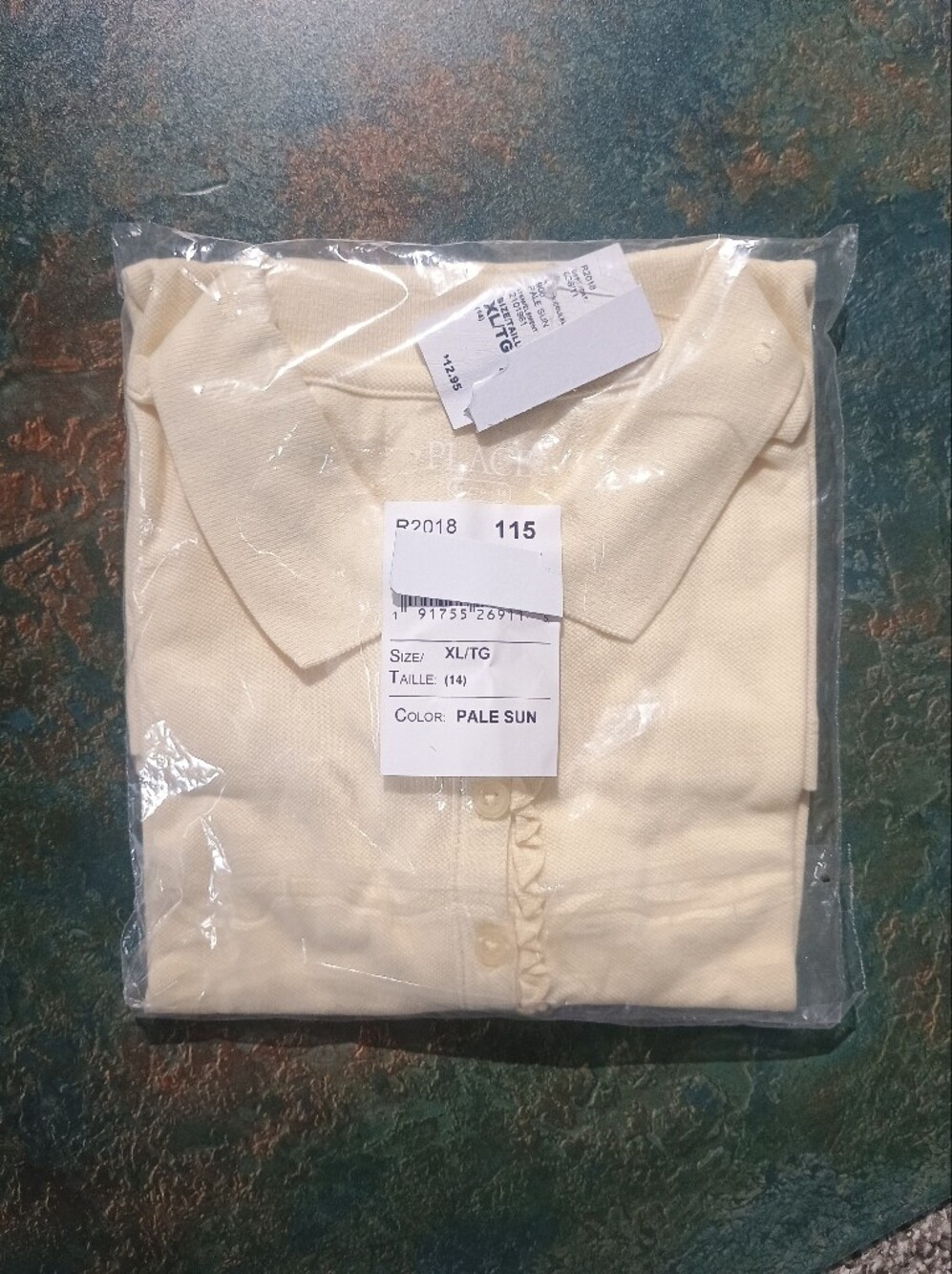 Place Pale Sun Girls Polo Shirt
